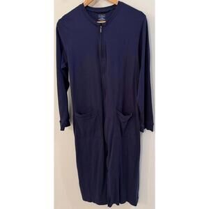 L.L.Bean Women's Navy Blue Supima Cotton Jumpsuit S-Regular